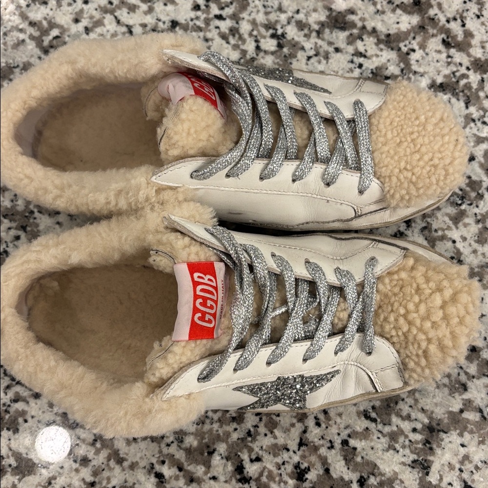 Golden goose slip on fur - Picture 4 of 5